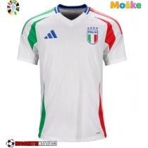 Moške Nogometnih dresov Italija Gostujoči EP 2024 Kratki rokavi